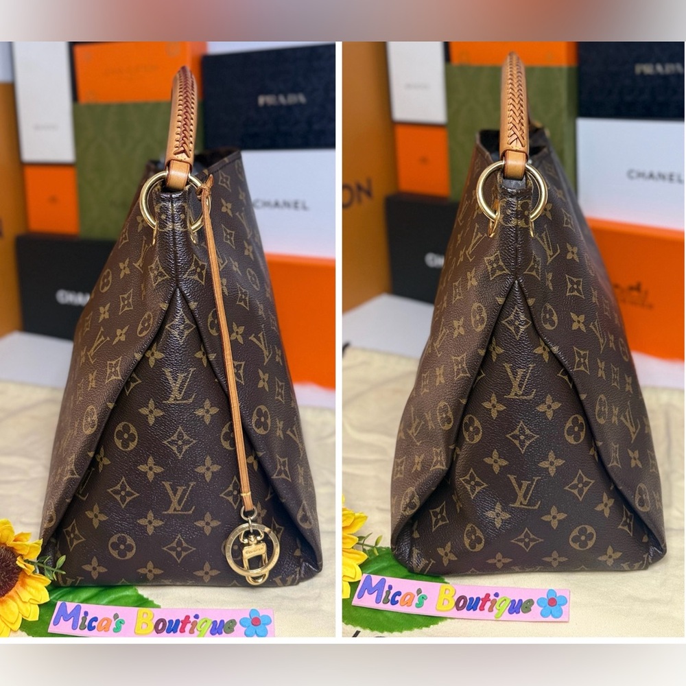 🔥SOLD🌸LOUIS VUITTON🌸 w/COA Artsy MM Monogram Tote Bag 🔥Authentic - Picture 6 of 17